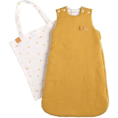 Sauthon Sac de Nuit Bébé - Sunlight Jaune, 0-6M, 42x70cm Sauthon Sac de Nuit Bébé - Sunlight Jaune, 0-6M, 42x70cm