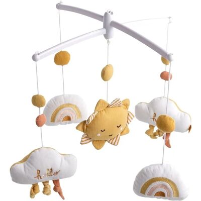 Mobile musical pour bébé - Sunlight - Coton et Velours - Publicité Mobile musical pour bébé - Sunlight - Coton et Velours - Publicité