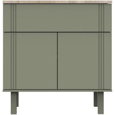 Commode Eleonore Kaki Vert Sauthon - 86x90x50cm Commode Eleonore Kaki Vert Sauthon - 86x90x50cm