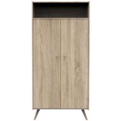 Armoire en Bois Sauthon avec 2 Portes et 1 Niche - Mobilier Chambre Bébé Armoire en Bois Sauthon avec 2 Portes et 1 Niche - Mobilier Chambre Bébé