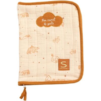 Housse de carnet de santé beige Sauthon - Housse de carnet de santé Housse de carnet de santé beige Sauthon - Housse de carnet de santé