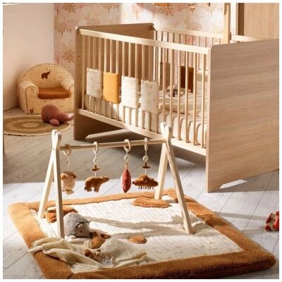 Sauthon - GRAND TAPIS ORSINO - Beige - 100x100 cm - Mata do zabawy Sauthon - GRAND TAPIS ORSINO - Beige - 100x100 cm - Mata do zabawy