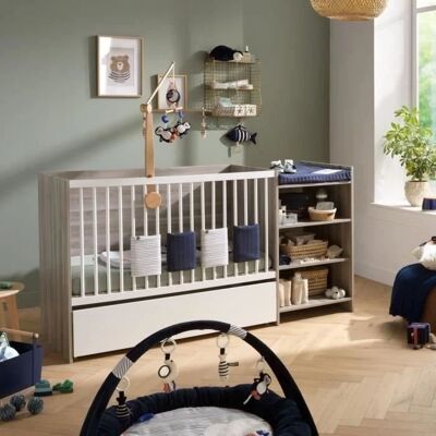 Lit bébé Baby Price UP - Convertible, Style Bois Moderne - Type Bébé Lit bébé Baby Price UP - Convertible, Style Bois Moderne - Type Bébé