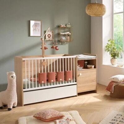 Ensemble Lit Bébé Baby Price - Évolutif avec Rangement & Plan à Langer - Publicité Ensemble Lit Bébé Baby Price - Évolutif avec Rangement & Plan à Langer - Publicité