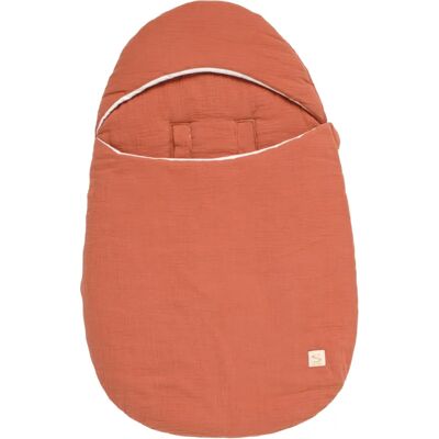 Sauthon - Nid d'ange passe sangle coton - Terracotta - cesta para bebé Sauthon - Nid d'ange passe sangle coton - Terracotta - cesta para bebé