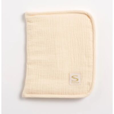 Housse de carnet de santé en coton Sauthon - Rose Beige - Publicité Housse de carnet de santé en coton Sauthon - Rose Beige - Publicité