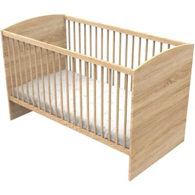 Sauthon Lit bébé évolutif Bébé Big Bed Bois Chêne Doré - Lit bébé Sauthon Lit bébé évolutif Bébé Big Bed Bois Chêne Doré - Lit bébé