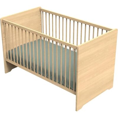 Lit Bébé Sauthon 140x70 - Style Vintage en Bois Lit Bébé Sauthon 140x70 - Style Vintage en Bois