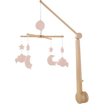 Mobile musical pour bébé Sauthon avec 4 jouets - Pétale rose - Mobile musical bébé - Publicité Mobile musical pour bébé Sauthon avec 4 jouets - Pétale rose - Mobile musical bébé - Publicité