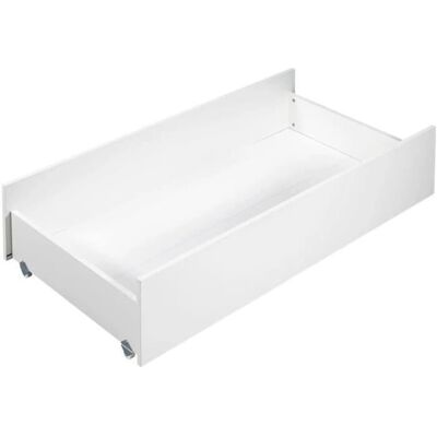 Cajón de cama blanco Baby Price First - Se ajusta debajo de la cama Cajón de cama blanco Baby Price First - Se ajusta debajo de la cama