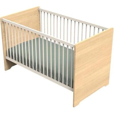 Lit bébé Sauthon - Little Big Bed Chêne Miel - Convertible du lit à barreaux au lit junior Lit bébé Sauthon - Little Big Bed Chêne Miel - Convertible du lit à barreaux au lit junior