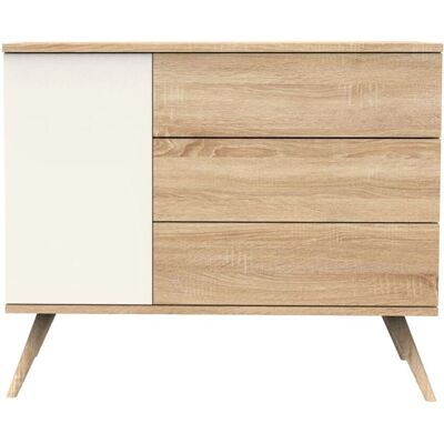 Commode Seventies Crème Sauthon - Mobilier de chambre Commode Seventies Crème Sauthon - Mobilier de chambre