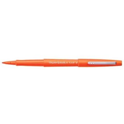 Papermate Flair Stylo feutre Orange - Stylo - 12 pcs - Publicité Papermate Flair Stylo feutre Orange - Stylo - 12 pcs - Publicité