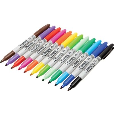 Sharpie Assorted Colour Permanent Markers - Markers Sharpie Assorted Colour Permanent Markers - Markers