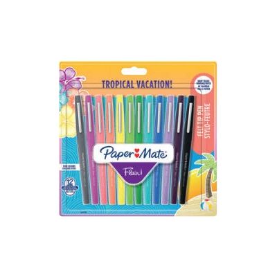 Papermate 1951029 Stylo en feutre, Moyen, 12 Couleurs - Stylo en feutre - Publicité Papermate 1951029 Stylo en feutre, Moyen, 12 Couleurs - Stylo en feutre - Publicité