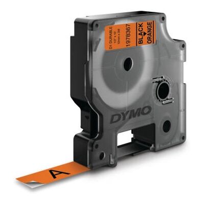 Dymo D1 Narancssárga 12mm Címkészalag - Tartós Beltéri/Szabadtéri Dymo D1 Narancssárga 12mm Címkészalag - Tartós Beltéri/Szabadtéri