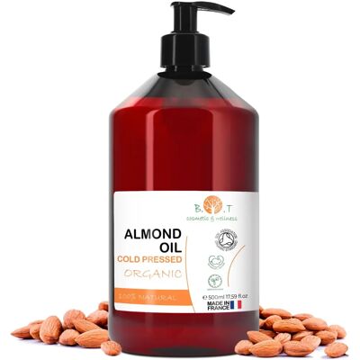Huile d'Amande Douce Bio B.O.T - Huile Beauté Naturelle Polyvalente Huile d'Amande Douce Bio B.O.T - Huile Beauté Naturelle Polyvalente