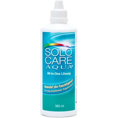 Menicon SoloCare Aqua Solução multifuncional para lentes de contato Menicon SoloCare Aqua Solução multifuncional para lentes de contato