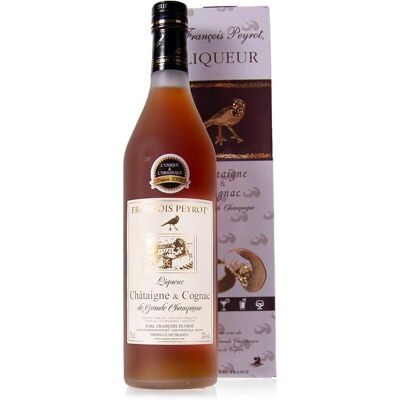 Liqueur Châtaigne & Cognac François Peyrot - Liqueur - Publicité Liqueur Châtaigne & Cognac François Peyrot - Liqueur - Publicité