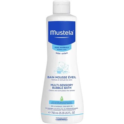 Mousse de Bain MultiSensory Mustela - Soins Bébé - Publicité Mousse de Bain MultiSensory Mustela - Soins Bébé - Publicité