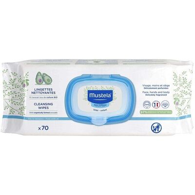 Mustela Toallitas para Bebé - Suaves, Hidratantes, Perfume Mustela Toallitas para Bebé - Suaves, Hidratantes, Perfume