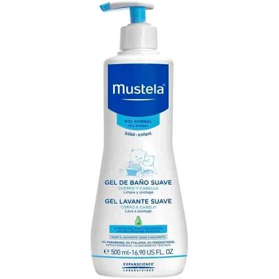 Gel Douche Bébé Mustela - 500 ml - Publicité Gel Douche Bébé Mustela - 500 ml - Publicité