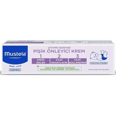 Mustela Baby 1 2 3 Vitamin Barrier Cream 50ml - Baby Windelcreme Mustela Baby 1 2 3 Vitamin Barrier Cream 50ml - Baby Windelcreme
