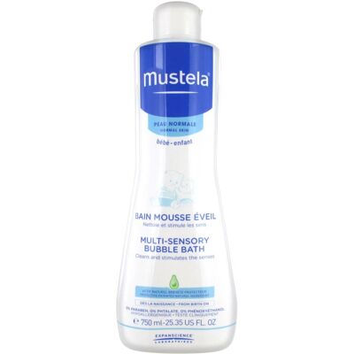 Mustela Peau Normale - Bain moussant multisensoriel - 750 ml - Publicité Mustela Peau Normale - Bain moussant multisensoriel - 750 ml - Publicité
