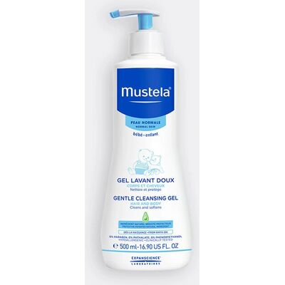 Mustela Baby Shampoo - Gentle Cleansing Gel, 500 ml Mustela Baby Shampoo - Gentle Cleansing Gel, 500 ml