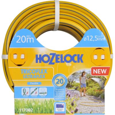 Tuyau d'arrosage Hozelock 117002 - 20m, Jaune, Résistant UV - Publicité Tuyau d'arrosage Hozelock 117002 - 20m, Jaune, Résistant UV - Publicité