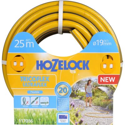 Tuyau d'arrosage Hozelock 117036 25m PVC Jaune - Tuyau d'arrosage - Publicité Tuyau d'arrosage Hozelock 117036 25m PVC Jaune - Tuyau d'arrosage - Publicité