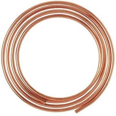 Distribución de cobre - Tubo de cobre recocido 10mm - 5 metros Distribución de cobre - Tubo de cobre recocido 10mm - 5 metros