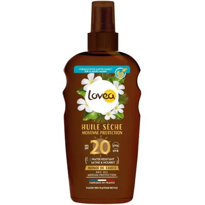 Lovea SPF20 Huile Sèche - Protection Moyenne - Huile Solaire - Publicité Lovea SPF20 Huile Sèche - Protection Moyenne - Huile Solaire - Publicité