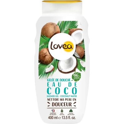 Lovea Gelée de Douche Eau de Coco 400ml - Hydratant, Naturel, Sans Sulfates - Publicité Lovea Gelée de Douche Eau de Coco 400ml - Hydratant, Naturel, Sans Sulfates - Publicité