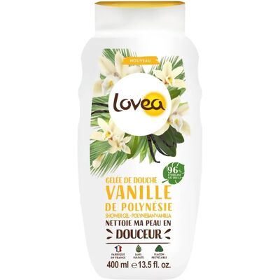 Lovea Gelée de Douche Vanille Polynésie 400 ml - Hydratant et Doux - Publicité Lovea Gelée de Douche Vanille Polynésie 400 ml - Hydratant et Doux - Publicité