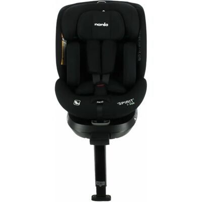 Nania SPIRIT Czarny Fotel Samochodowy - Regulowany, Obrotowy 360°, Isofix Nania SPIRIT Czarny Fotel Samochodowy - Regulowany, Obrotowy 360°, Isofix