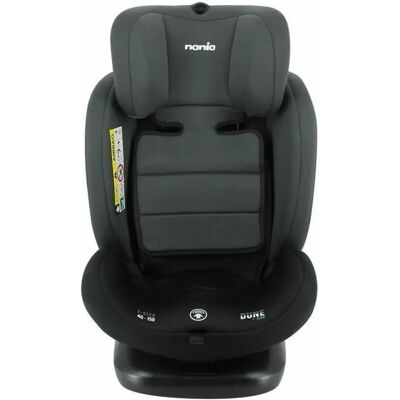 Nania Dune Grey ISOFIX Fotel samochodowy - 0-10 lat, 40-150cm Nania Dune Grey ISOFIX Fotel samochodowy - 0-10 lat, 40-150cm