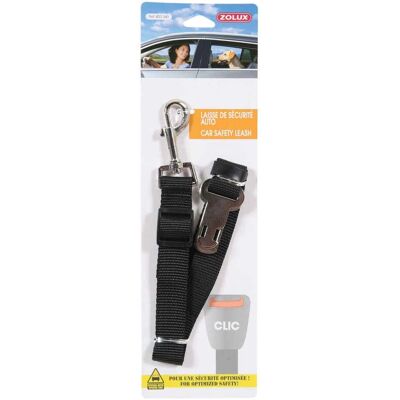 ZOLUX Autosicherheitsleash - Verstellbar 46-71cm - Schwarz ZOLUX Autosicherheitsleash - Verstellbar 46-71cm - Schwarz