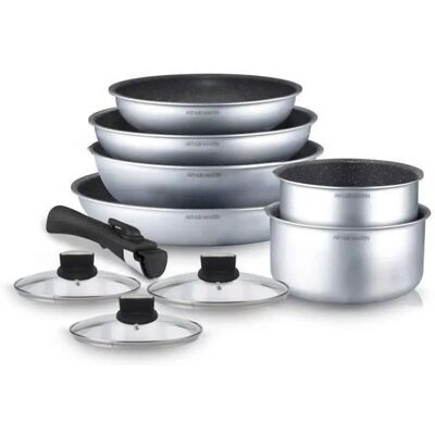 Ensemble de Cuisine Arthur Martin 10 Pièces - Convient pour Tous Cuisinières - Publicité Ensemble de Cuisine Arthur Martin 10 Pièces - Convient pour Tous Cuisinières - Publicité
