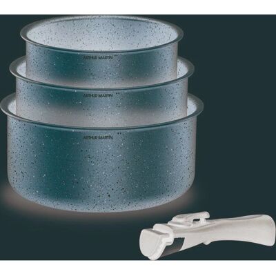 Set de 3 Casseroles Arthur Martin - Tous Feux Set de 3 Casseroles Arthur Martin - Tous Feux