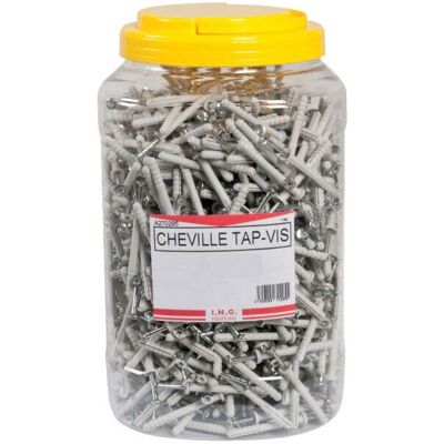 Ing Fixation Cube de 1500 Ancrages en nylon - Ø6mm x 35mm - Ancrages de fixation - Publicité Ing Fixation Cube de 1500 Ancrages en nylon - Ø6mm x 35mm - Ancrages de fixation - Publicité