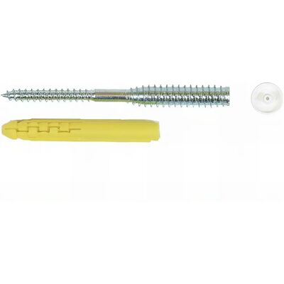 Ing Fixations - Fixations PVC Top Rock - Filetto 45mm - Tappi Blancs - A430160 - Publicité Ing Fixations - Fixations PVC Top Rock - Filetto 45mm - Tappi Blancs - A430160 - Publicité