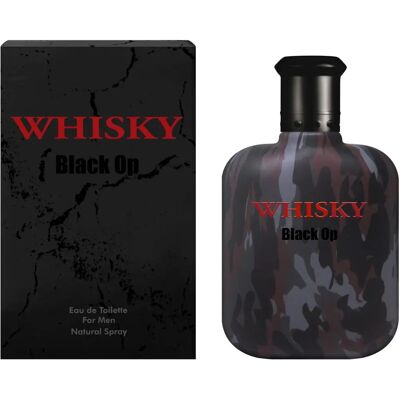 Evaflor Whisky Black Op Eau de Toilette - 100ml - Publicité Evaflor Whisky Black Op Eau de Toilette - 100ml - Publicité