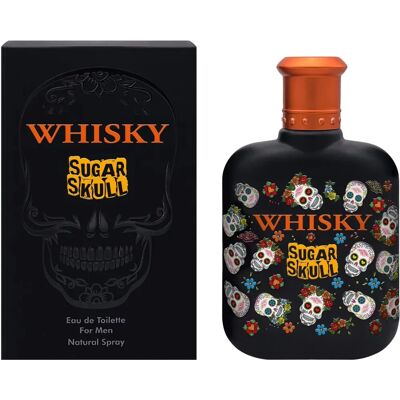 Evaflor Whisky Sugar Skull Eau De Toilette - Homme - Publicité Evaflor Whisky Sugar Skull Eau De Toilette - Homme - Publicité