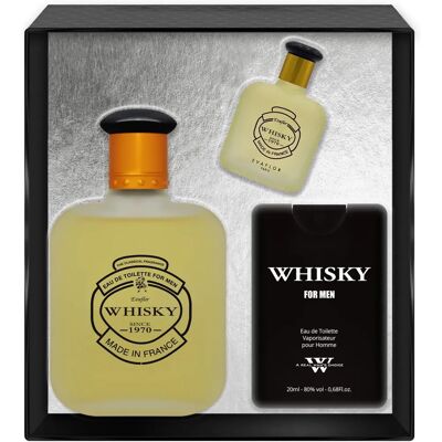 Ensemble de Parfums Evaflor Whiskey - Collection de fragrances - Publicité Ensemble de Parfums Evaflor Whiskey - Collection de fragrances - Publicité