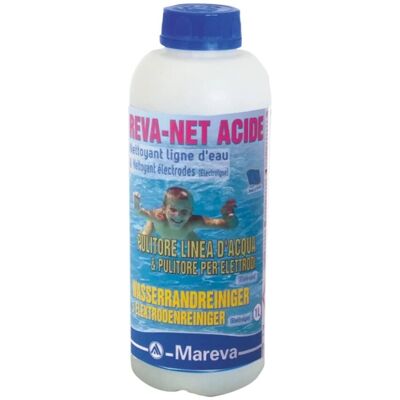 Nettoyant de ligne d'eau MAREVA Reva-net - 1L - Publicité Nettoyant de ligne d'eau MAREVA Reva-net - 1L - Publicité