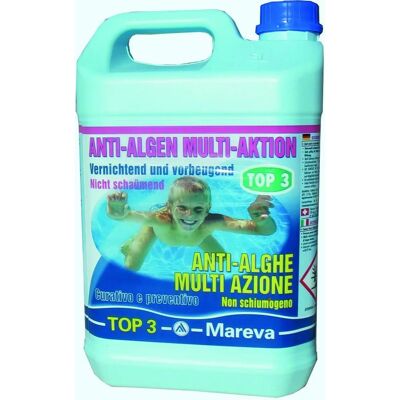 MAREVA Modèle 150039U - Contrôle multi-action des algues - 5L Traitement de piscine - Publicité MAREVA Modèle 150039U - Contrôle multi-action des algues - 5L Traitement de piscine - Publicité