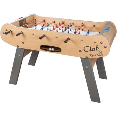 Baby-foot René Pierre Club - Usage intérieur, Surface en lino vert, MDF stable, Qualité française - Publicité Baby-foot René Pierre Club - Usage intérieur, Surface en lino vert, MDF stable, Qualité française - Publicité