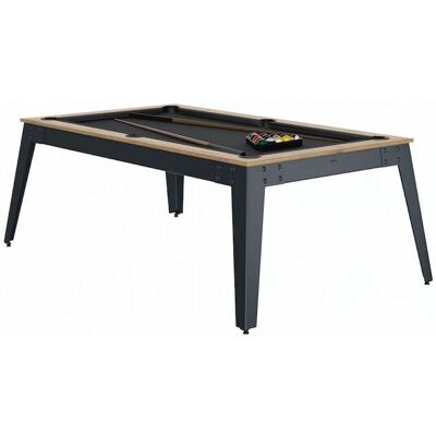 Billard René Pierre - Gris Ardoise 203x116x78cm - Publicité Billard René Pierre - Gris Ardoise 203x116x78cm - Publicité