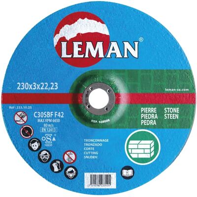 Dischi da Taglio Leman 115X22 23X3Mm - Dischi da Taglio Dischi da Taglio Leman 115X22 23X3Mm - Dischi da Taglio